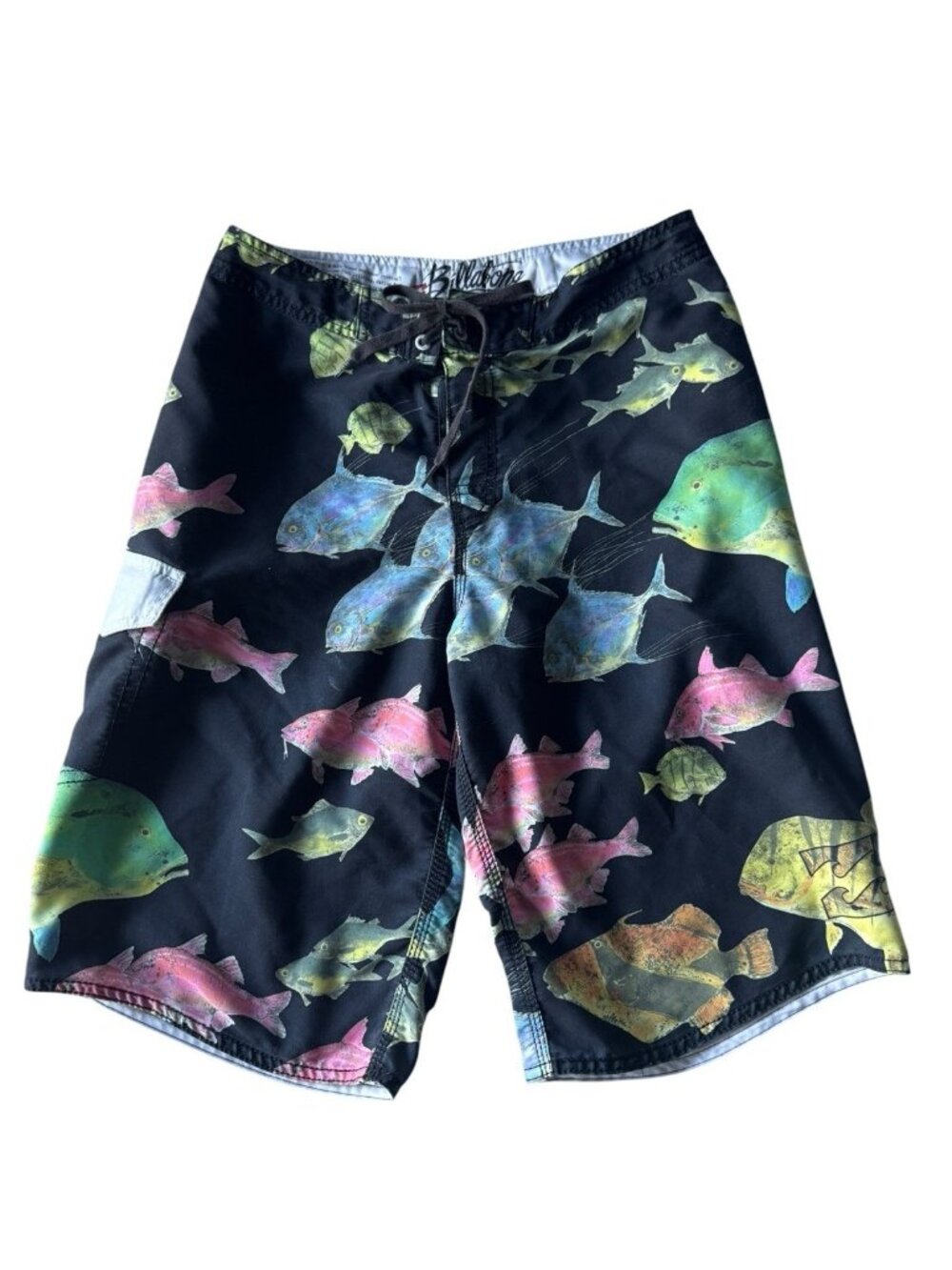 Billabong Mens Sz 29 Dane Kai Konda Lmtd Ed Board Shorts Fish Print